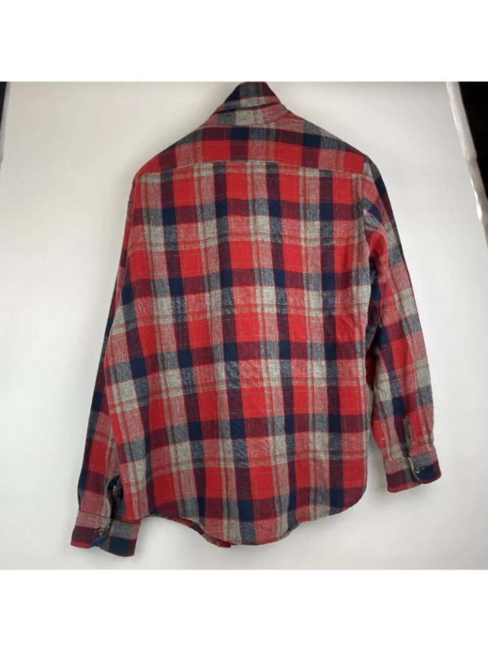 Vintage Polo Ralph Lauren Wool Flannel Shirt – Men’s XL Plaid Button-Down 90s - Picture 6 of 6